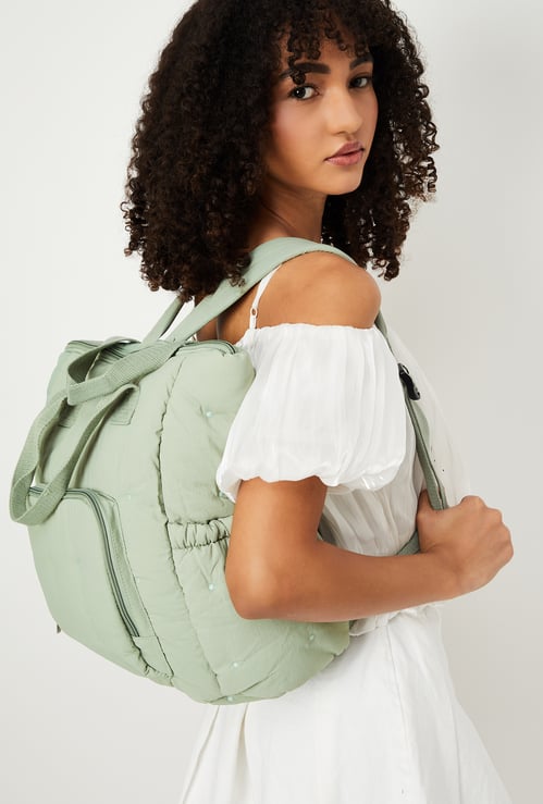 Women Embroidered Diaper Bag