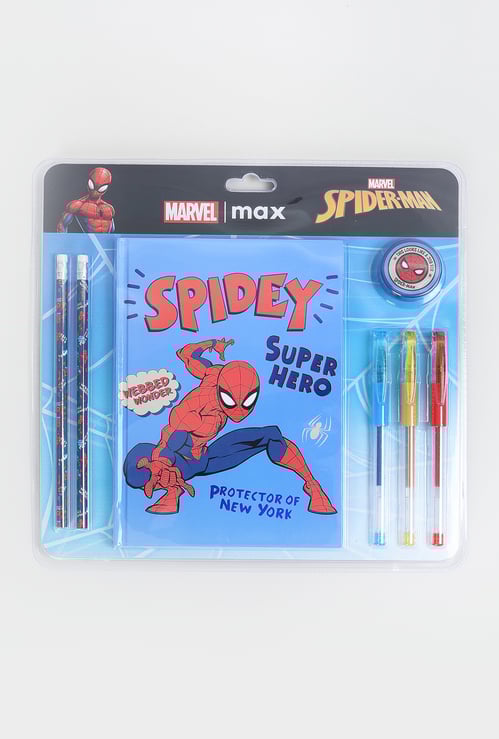 Kids Spider-Man Print Stationery Set