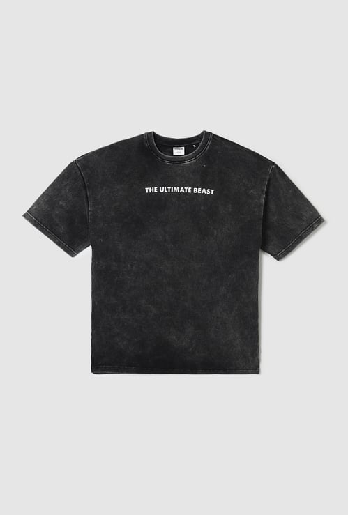 Boys Washed Oversized T-shirt