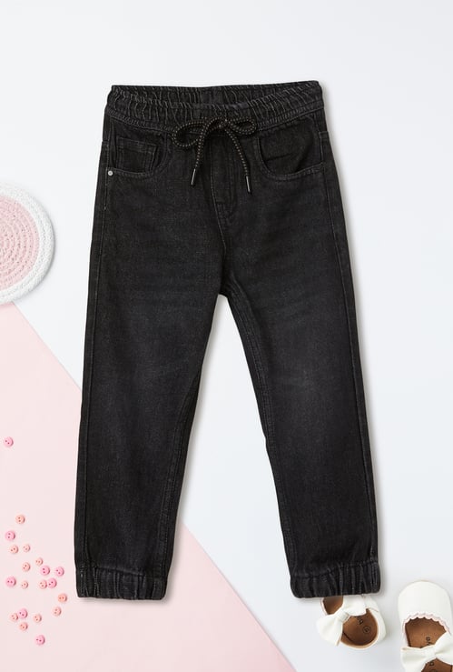 Boys Rinsed Slim Fit Jogger Jeans