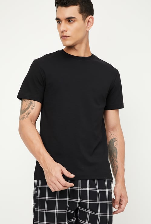 Men Solid T-shirt