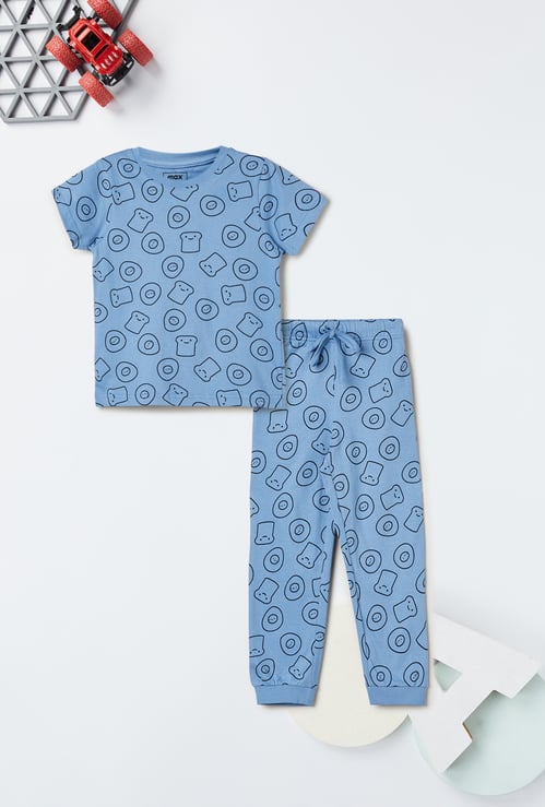 Boys Printed Sleepwear Set