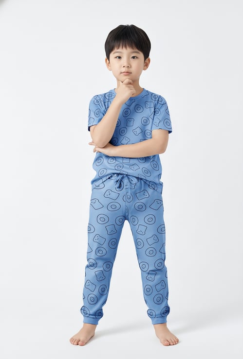 Boys Printed Sleepwear Set