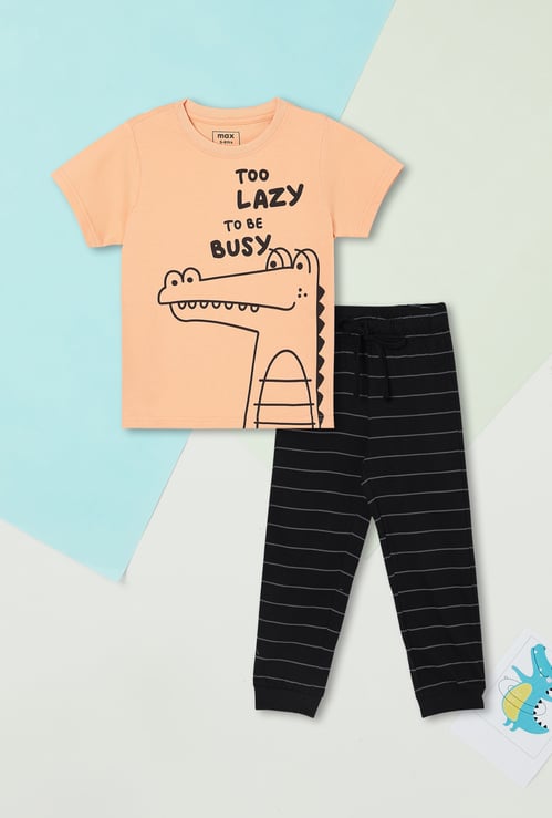 Girls Printed PJ Set