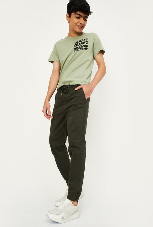 Boys Solid Joggers