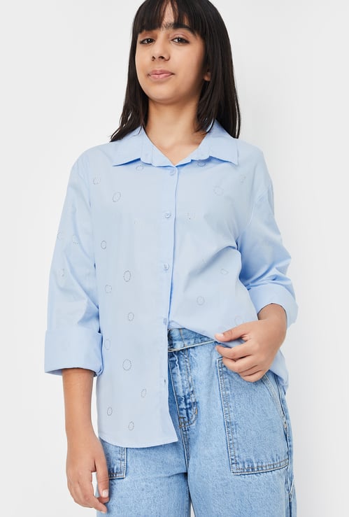 Girls Embellished Shirt