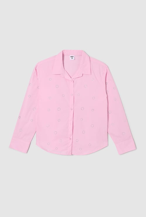 Girls Embellished Shirt