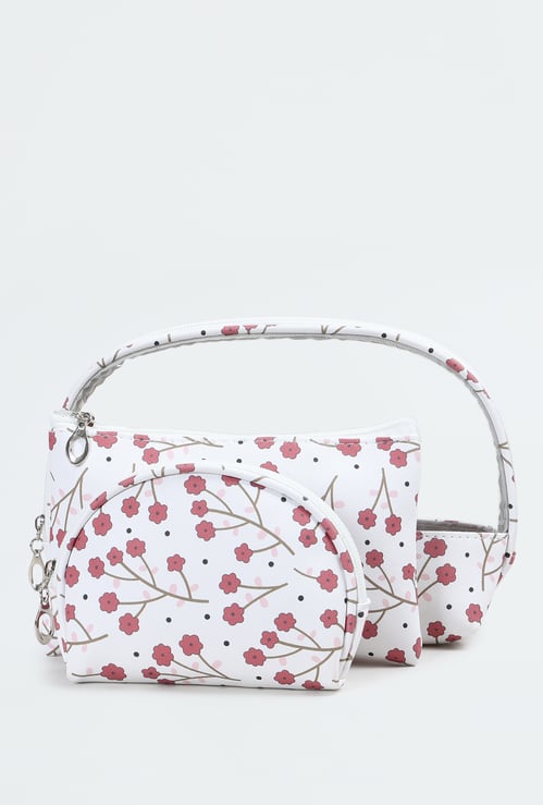 Women Printed Pouches - Pack of 3