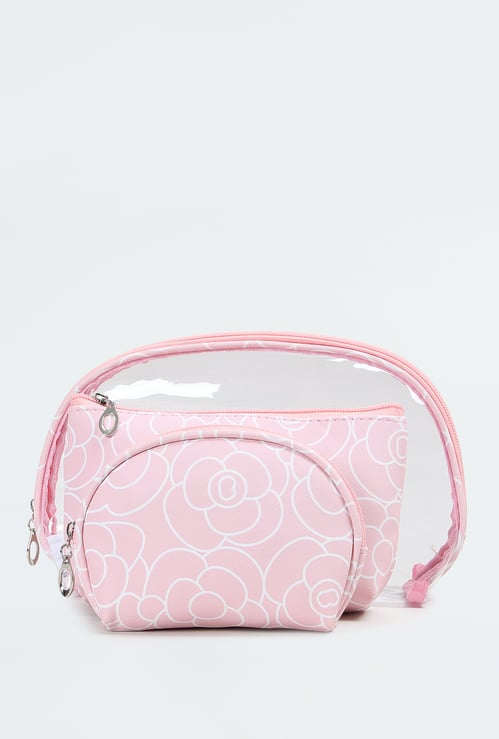 Women Printed Pouches - Pack of 3