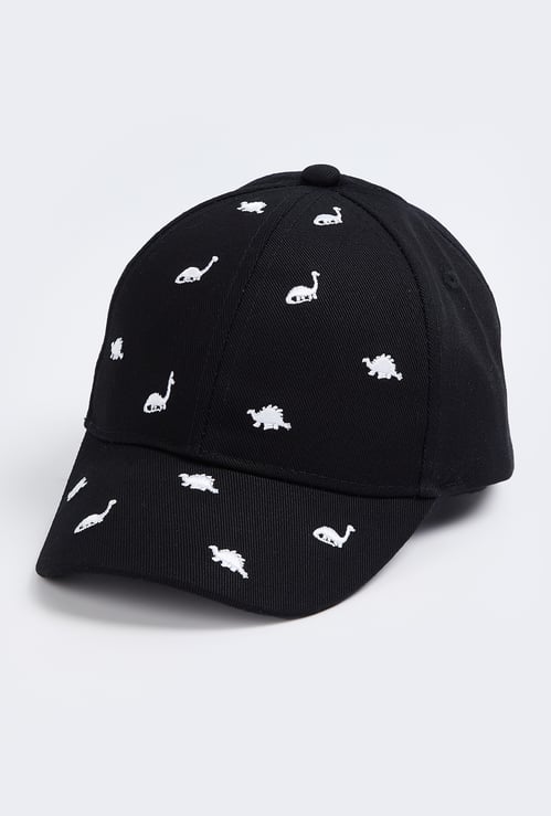 Boys Dino Embroidered Baseball Cap