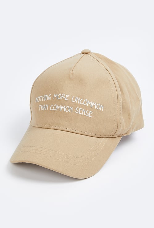 Boys Text Embroidered Baseball Cap