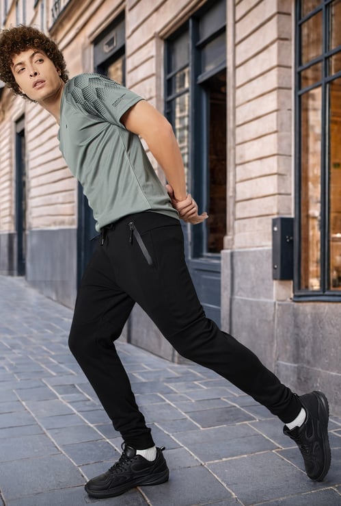 Men Solid Sports Joggers