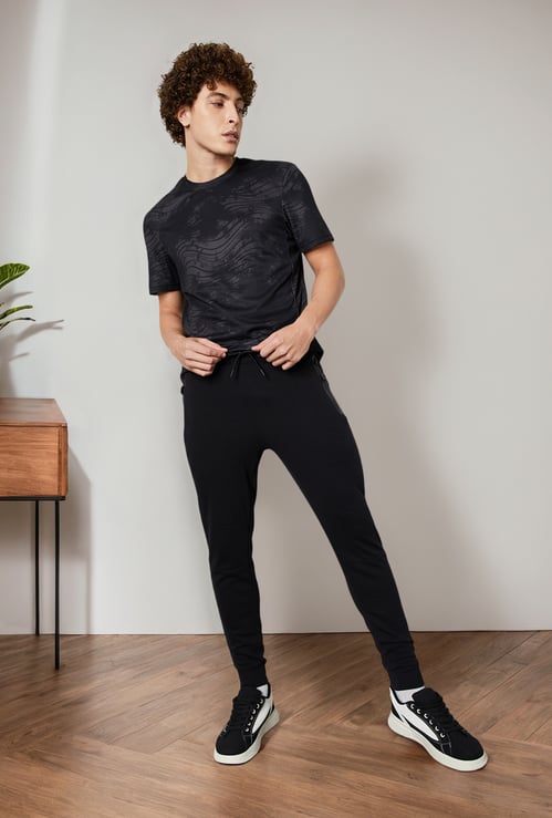 Men Solid Athleisure Joggers