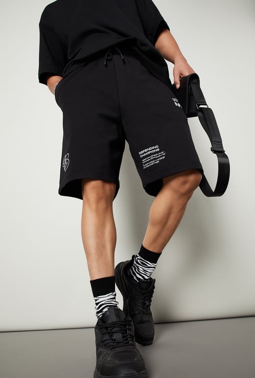 Men Printed Relaxed Fit Shorts