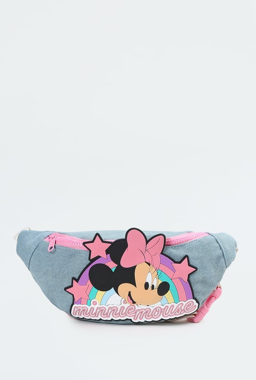 Kids Minnie Mouse Print Waist Pouch