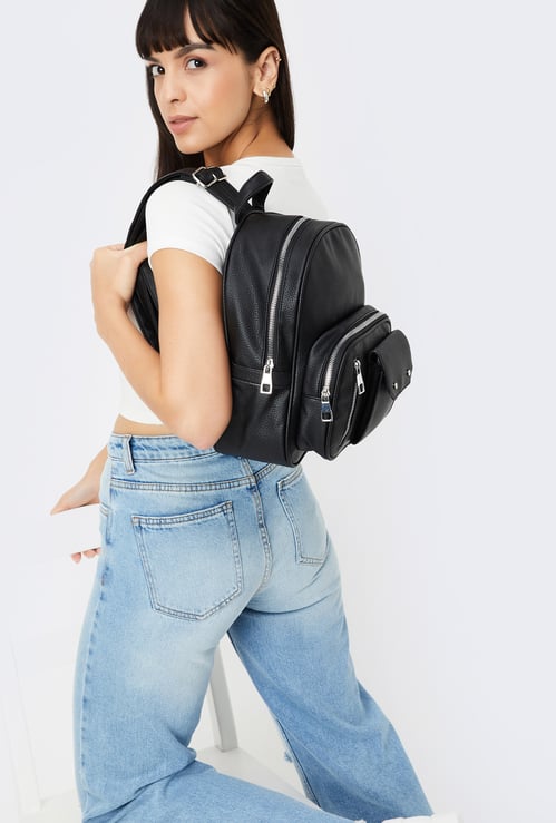 Women Textured Backpack
