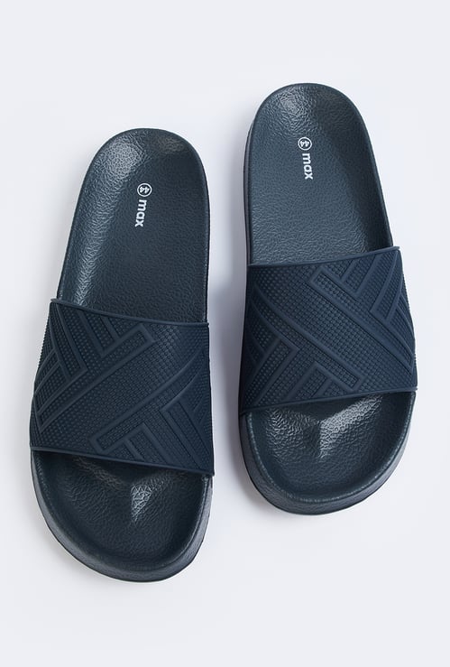 Men Textured Sliders
