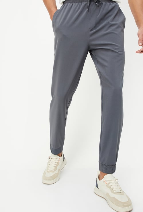 Men Solid Athleisure Joggers