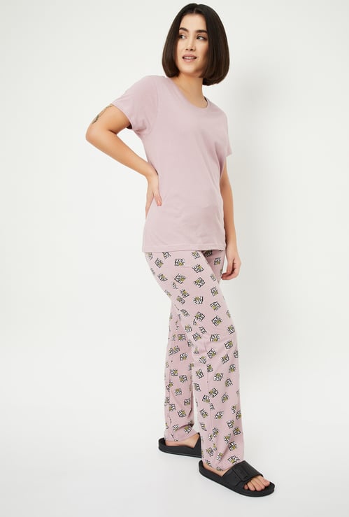 Women Printed PJ Set