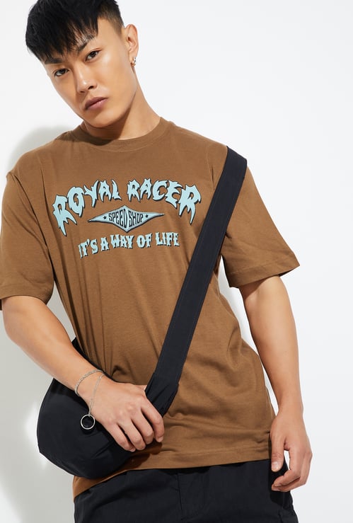 URB_N Men Printed Oversized T-shirt