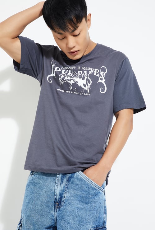 URB_N Men Printed Regular Fit T-shirt