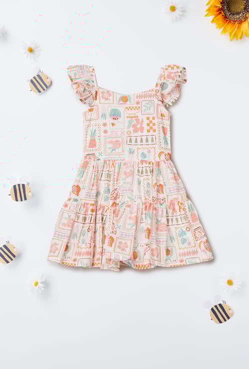 Girls Printed Dress