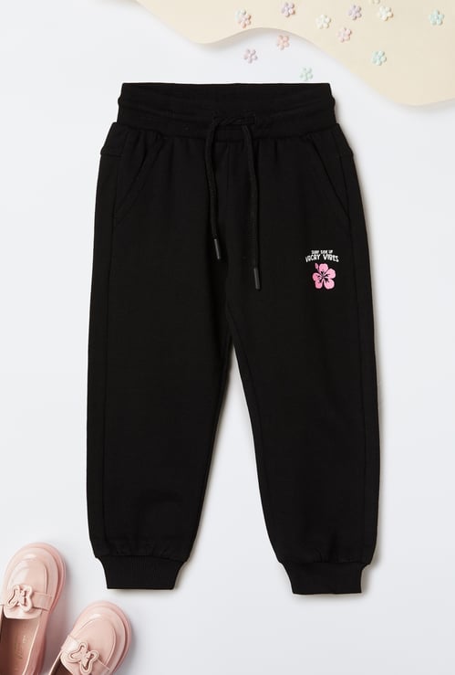 Girls Solid Joggers
