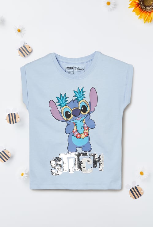 Girls Lilo & Stitch Print Top