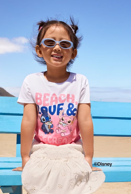 Girls Lilo & Stitch Print Top