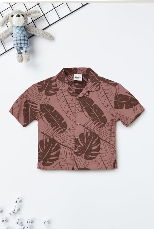 Boys Printed Resort Shirt