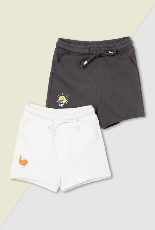 Boys Printed Shorts - Pack of 2