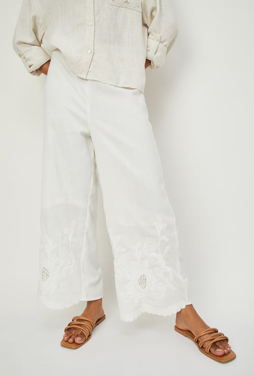 Kalki x Max Embroidered Palazzos