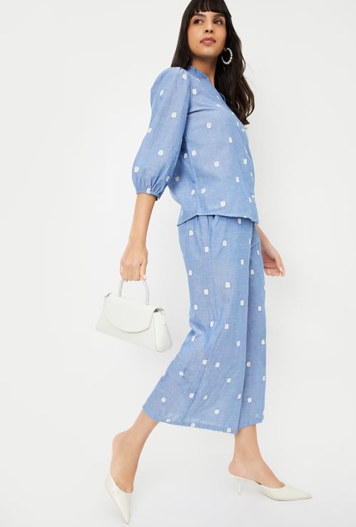 Kalki x Max Women Embroidered Wide Leg Trousers