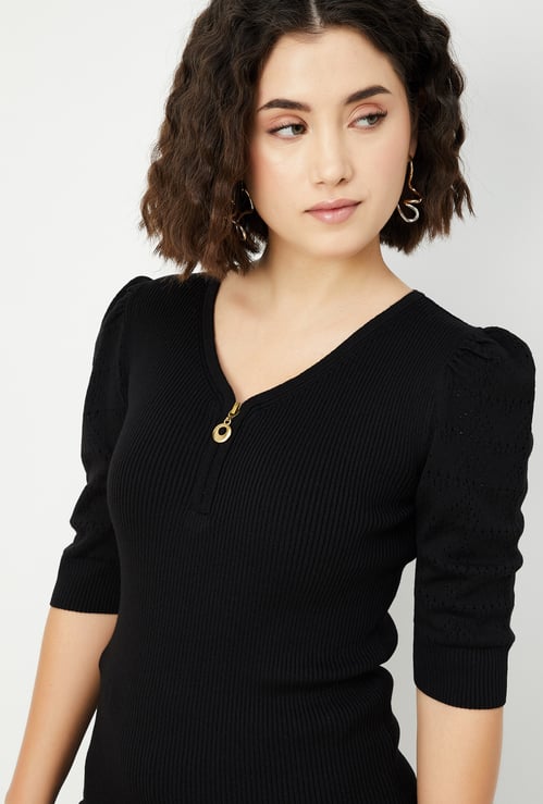 Kalki x Max Women Ribbed Blouse