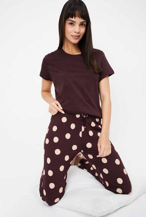 Women Printed PJ Set