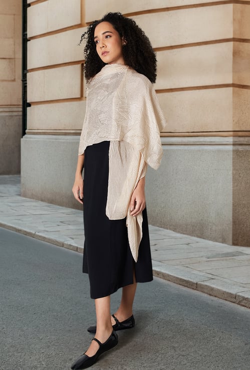 Women Textured Scarf