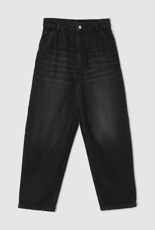 Girls Washed Slim Fit Jeans