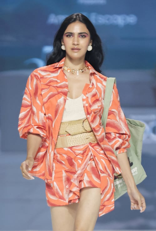 Kalki x Max Women Printed Bishop Sleeve Tunic