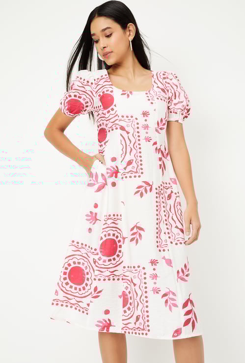 Kalki x Max Women Printed A-line Dress