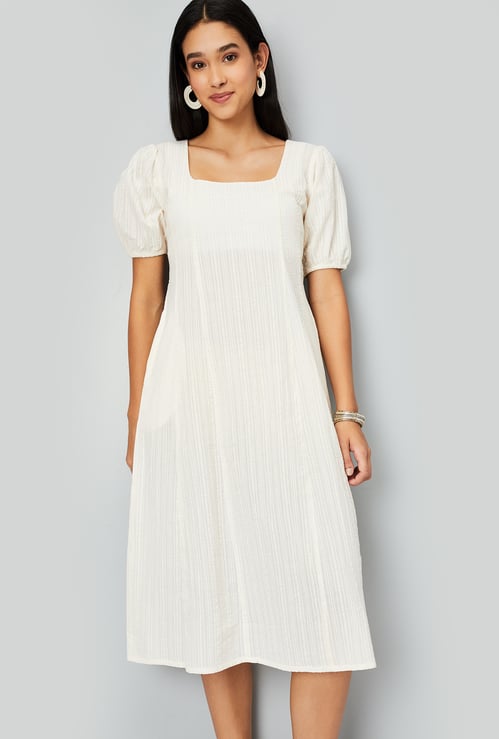 Kalki x Max Women Seersucker A-line Dress