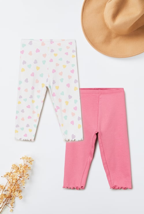 Girls Printed Shorts - Pack of 2
