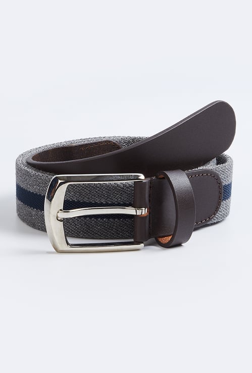 Men Striped Belt