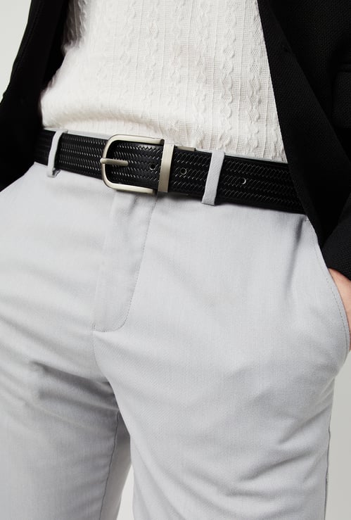 Men Textured Belt