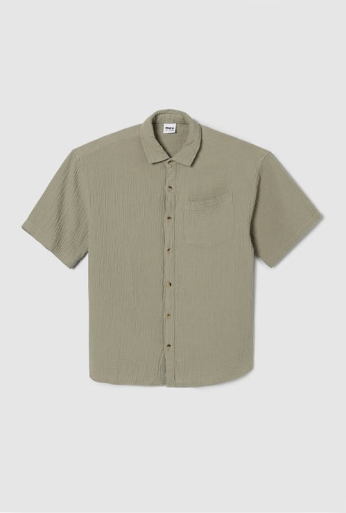 Boys Textured Shirt