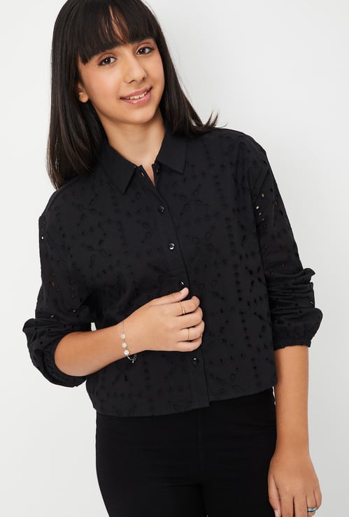 Girls Schiffili Shirt-style Top
