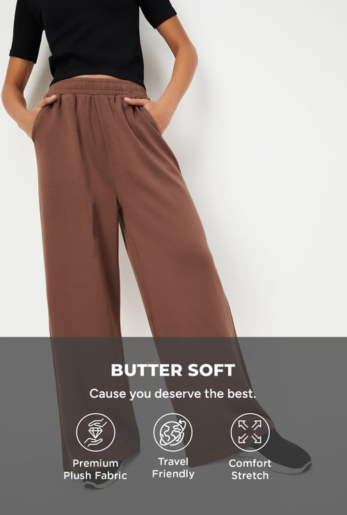 Women Wide Leg Butter Soft Track Pants