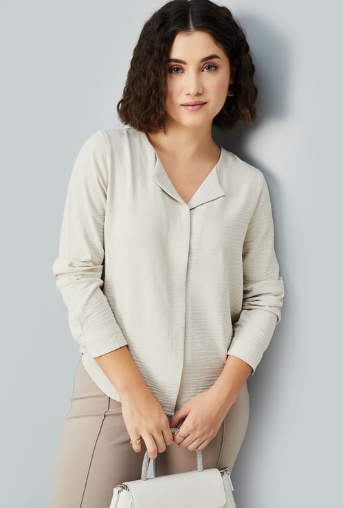 Women Textured Blouse
