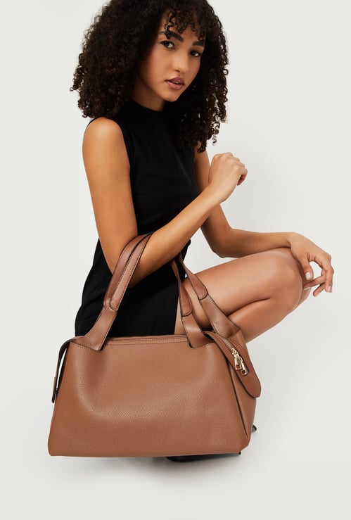 Women Textured Shoulder Bag