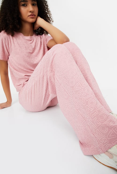 Women Printed Sports Track Pants