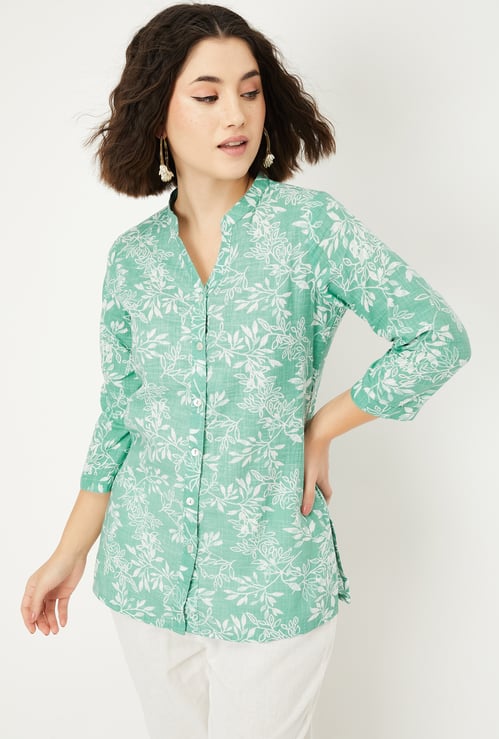 Women Printed Straight Short Kurti